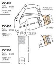 Кран раздаточный неавтоматический ZV 438.3 , 500 Lit./min