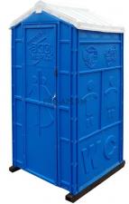 Мобильная туалетная кабина "Стандарт Плюс" в разборе синяя