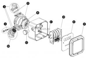 GPI M30-L8 - Счетчик механический для бензина/керосина , дизельного топлива и масла