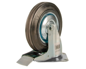 Промышленное колесо C-3302-SLS-F18 поворотное, с тормозом, г/п 100 кг