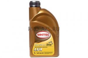 Масло SINTEC Люкс SAE 10W-40 API SL/CF канистра 1л/Motor oil 1l can