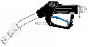 ZVA Ad Blue Elaflex Фиксированное соединение для шланга - Автоматический раздаточный кран