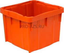 Ящик "Тетра-рекс" 392х364х298 (1л) оранжевый морозостойкий