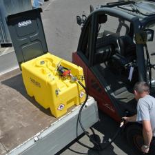 Минизаправка MGS Carrytank для ДТ на 220 л., электронасос 12В - 40 л/мин, 4 м шланг