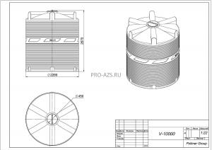 Минизаправка MGS-V БелАк для ДТ на 10000 л., электронасос 220В - 56 л/мин, 4 м шланг, счетчик, фильтр