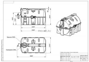 Минизаправка MGS-G БелАк для ДТ на 10000 л., электронасос 12В - 50 л/мин, 4 м шланг, счетчик