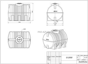 Мини АЗС G 2000 л . Jyb 60 , 220 V, 4м  шланг, с  счетчиком , фильтр