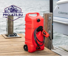 Топливный бак дизельный ЕвроПро 53 литра , 3 м. рукав, пистолет с сифоновым насосом