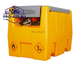 Топливный бак бензиновый ЕвроПро 220 литров на 24 В 45 л./мин., Счетчик, 4 м. рукав, Авт. пистолет