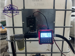 Еврокуб с оборудованием EvroPro 60 л/мин 12 В — дизельный насос со счётчиком OGM 25Q Smart | ProAzs