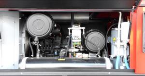 Винтовой дизельный компрессор Chicago Pneumatic CPS 350-12 на раме